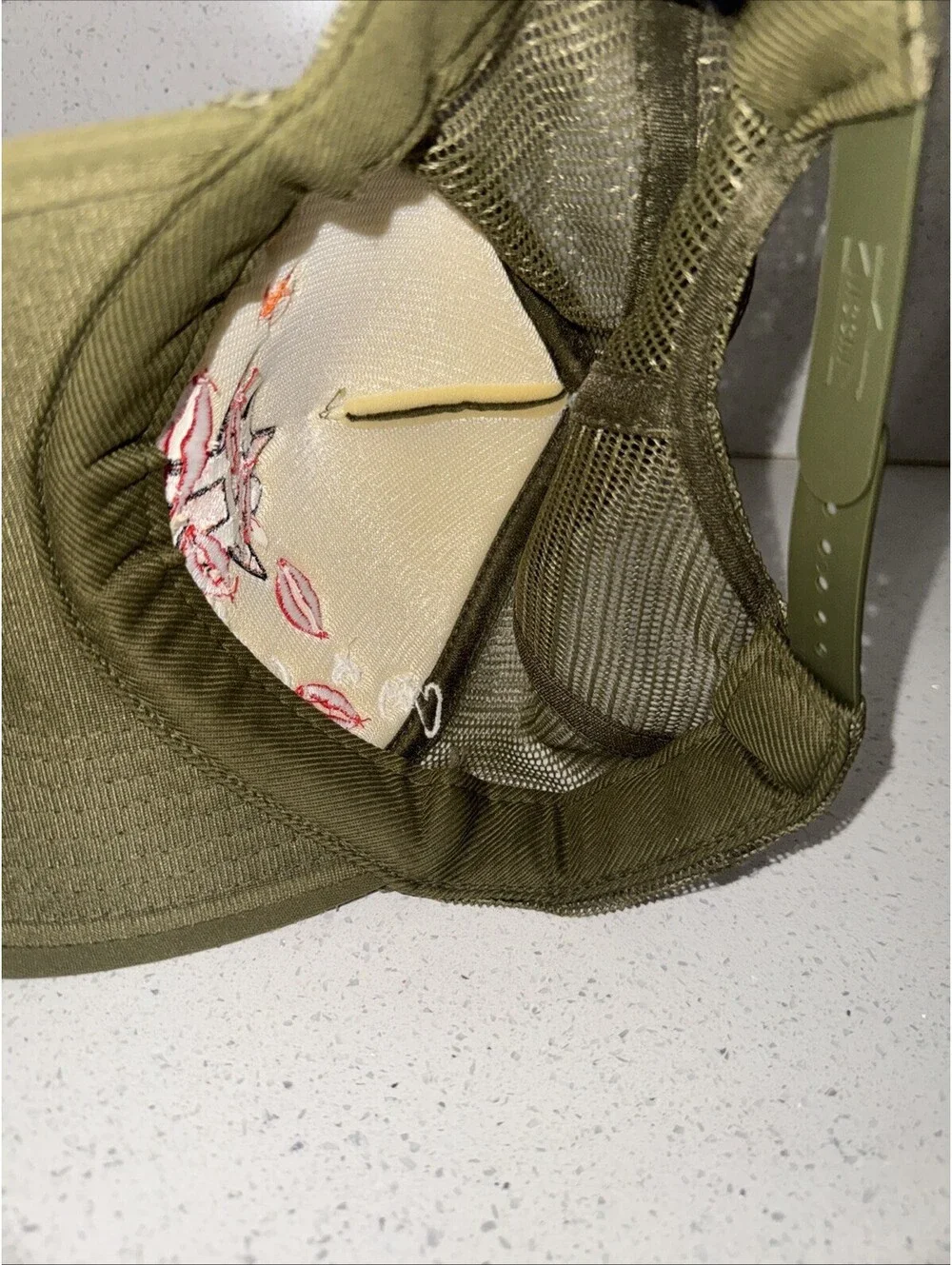 Dropout New York City of Syrup Houston Astros Trucker Hat Cap Olive Green Lips